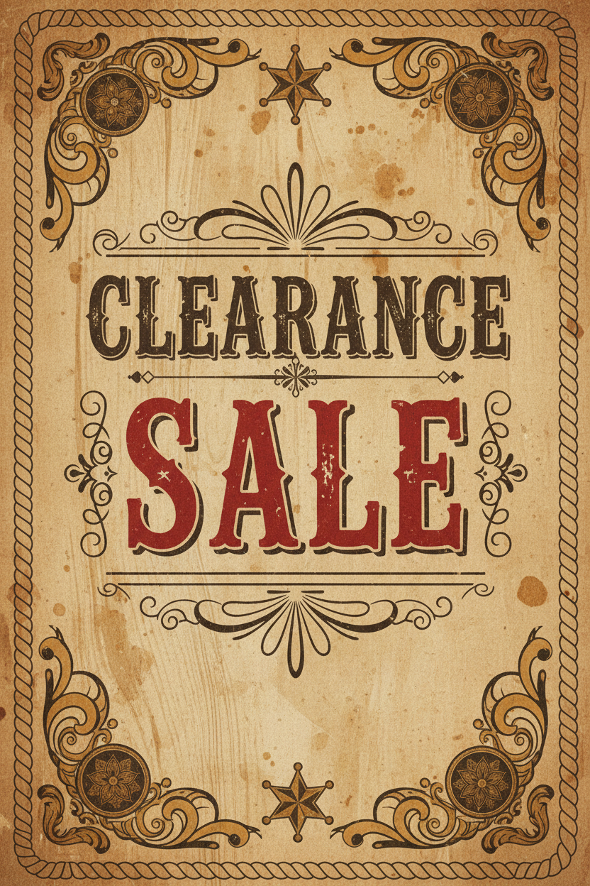Clearance Sale