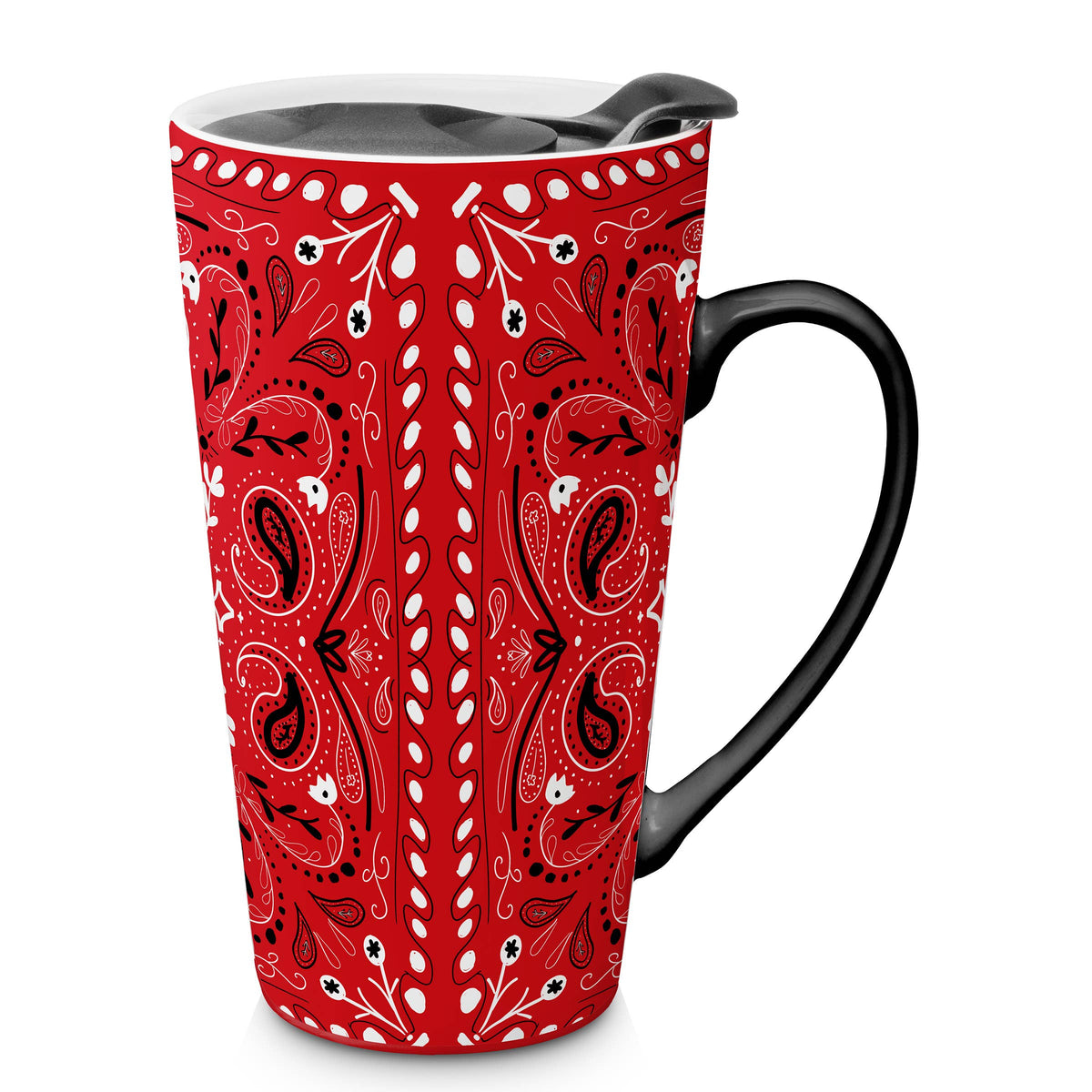 Red Bandana Travel Mug