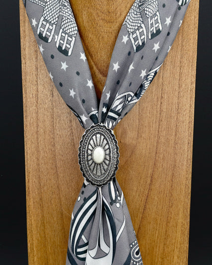 Metal Concho Scarf / Wild Rag Sliders