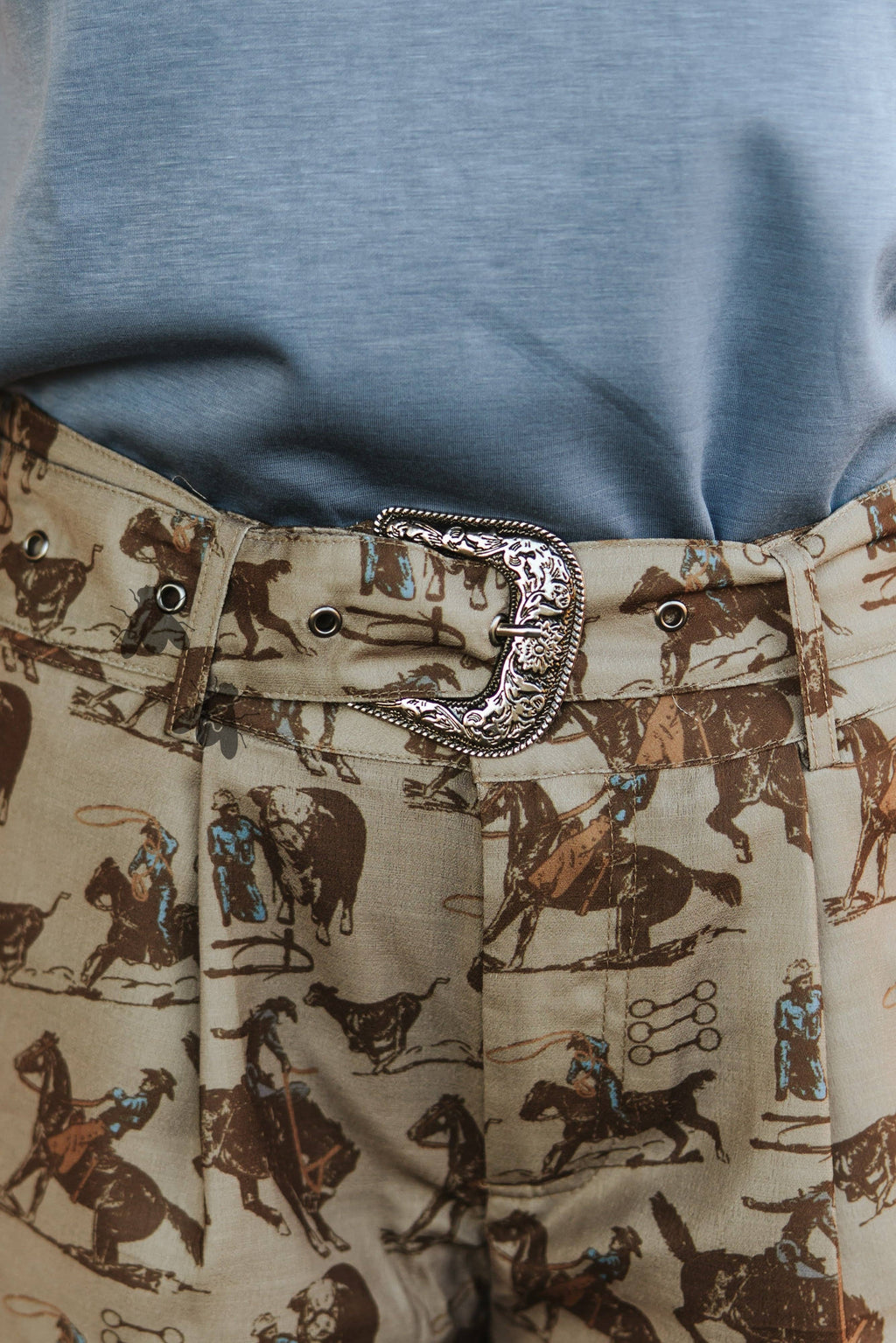 Bronco Threads *RopeNRide Shorts