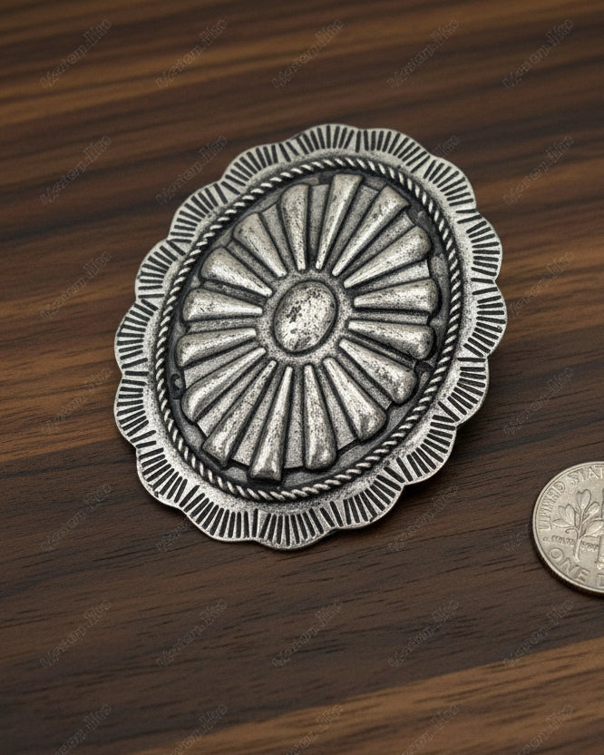 Metal Concho Scarf / Wild Rag Sliders