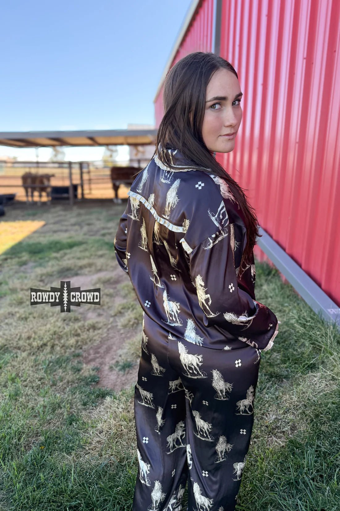 Black Betty Satin Sleep Set - The Farmstead Workshop