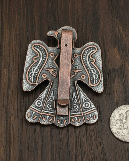 Copper Metal Eagle Scarf / Wild Rag Slide - The Farmstead Workshop