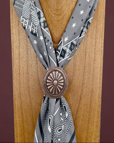 Metal Concho Scarf / Wild Rag Sliders