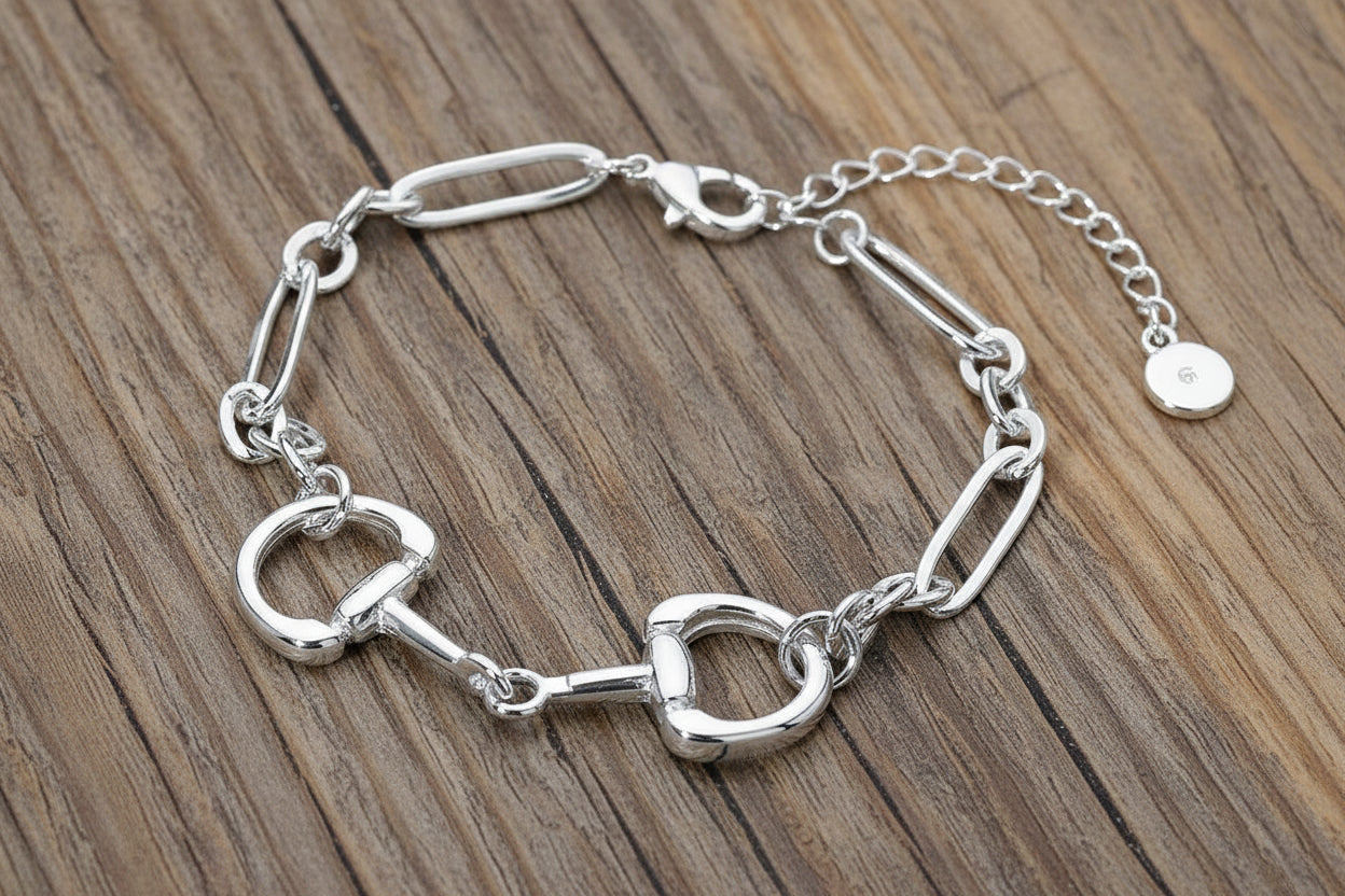 Snaffle Bit Link Bracelet
