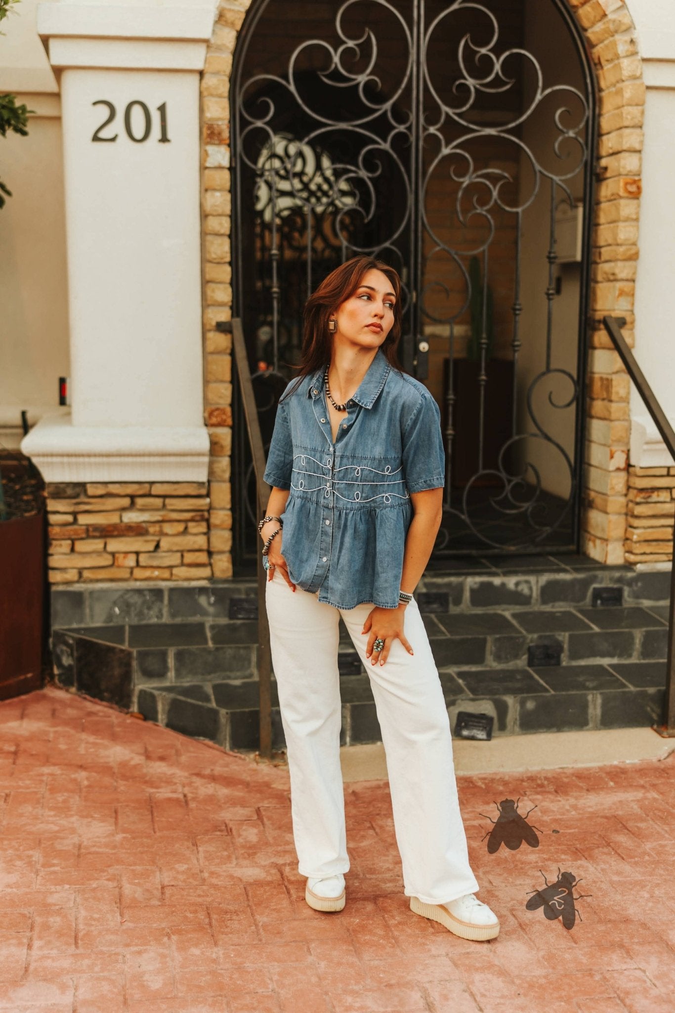 Loopty Lou in Denim - The Farmstead Workshop