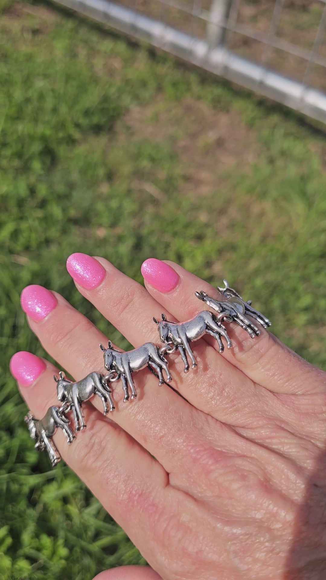 Western Style Mule / Donkey Bracelet