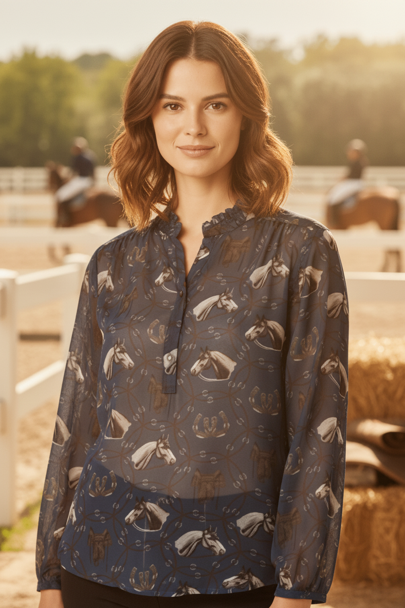 Saratoga Blouse by Tasha Polizzi - The Farmstead Workshop