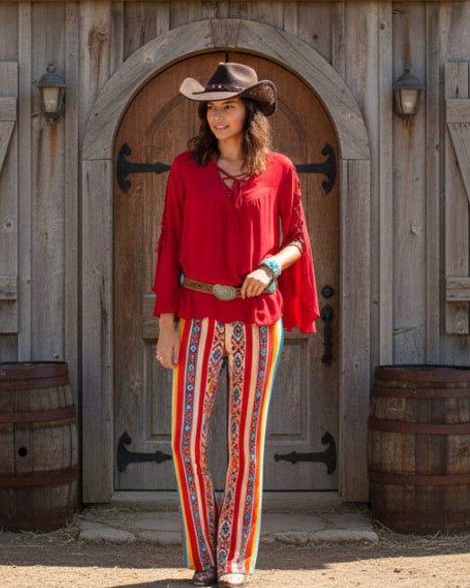 Serape Bell Bottom Pant - The Farmstead Workshop