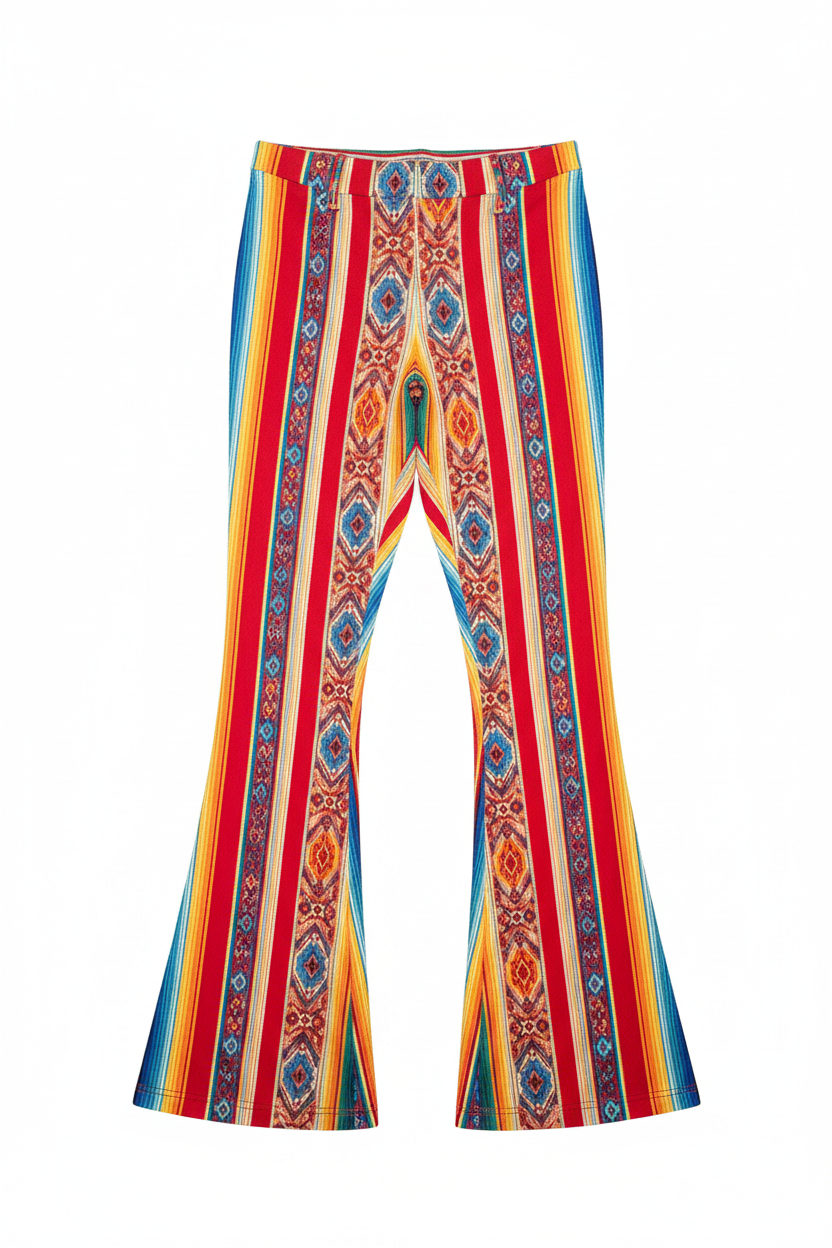 Serape Bell Bottom Pant