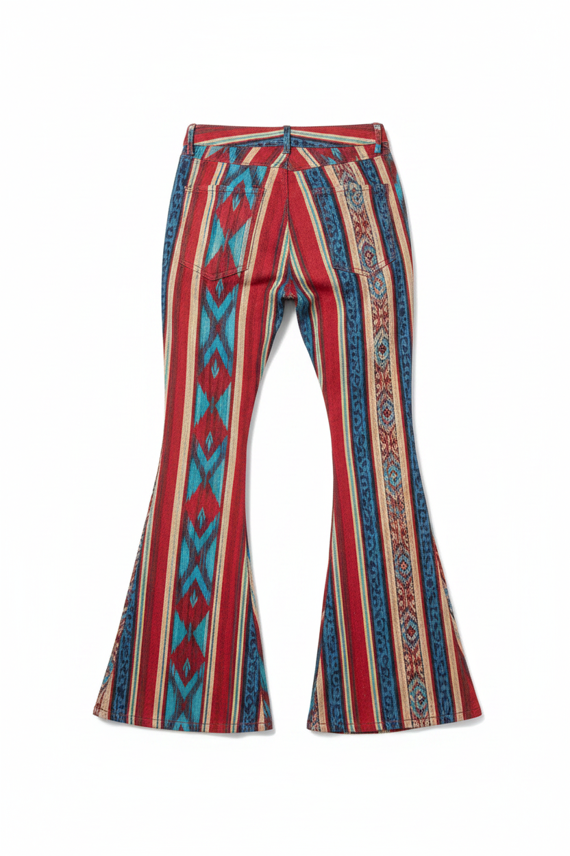 Serape Bell Bottom Pant