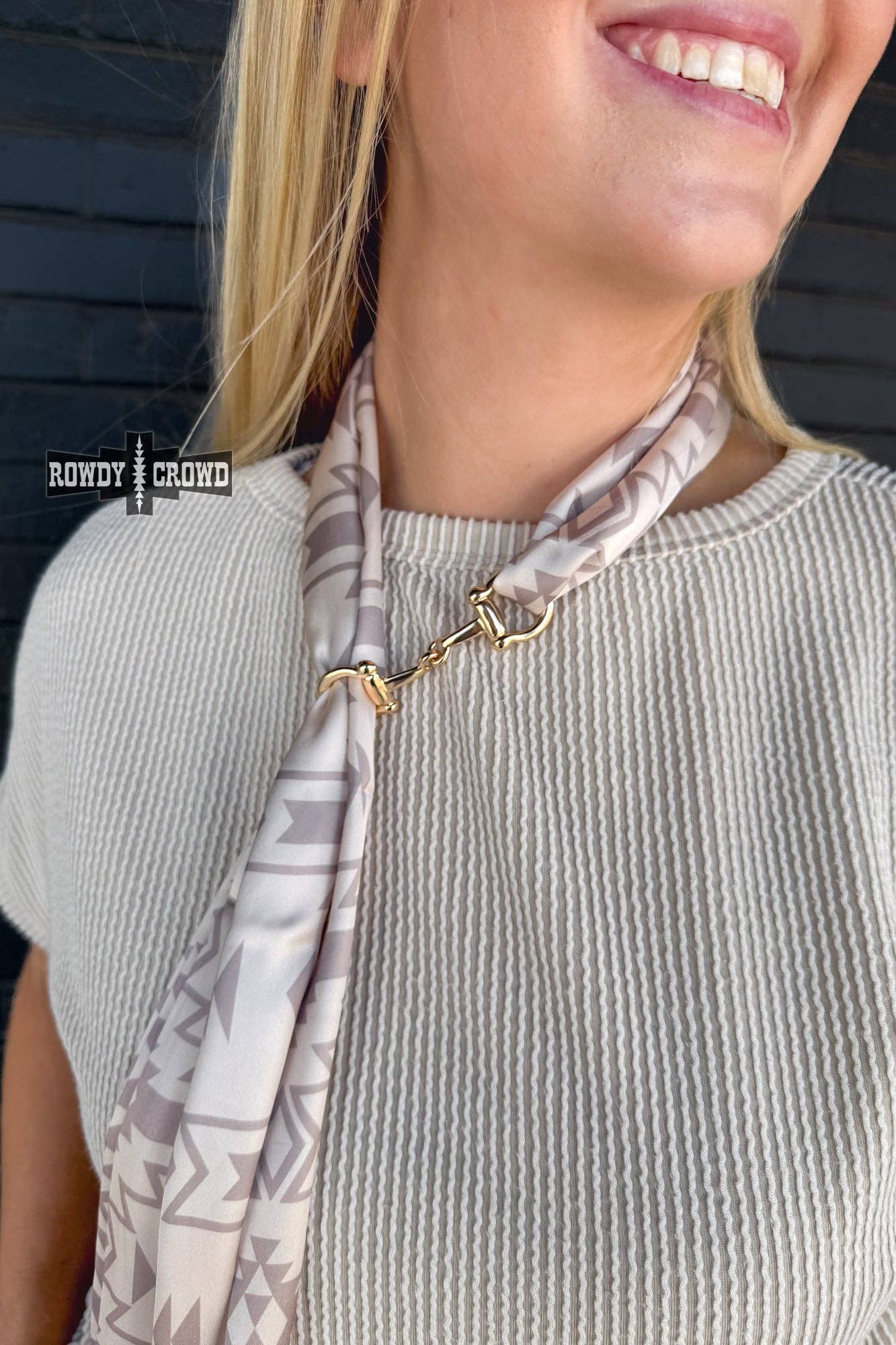 Snazzy Snaffle Scarf Slide - The Farmstead Workshop