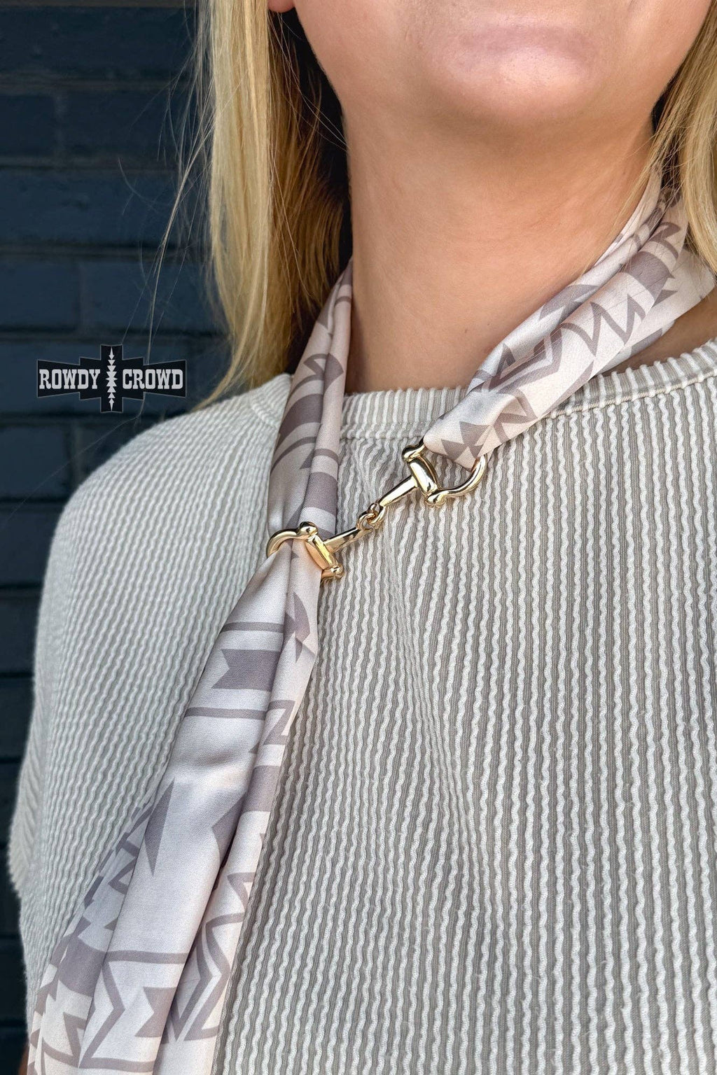 Snazzy Snaffle Scarf Slide - The Farmstead Workshop