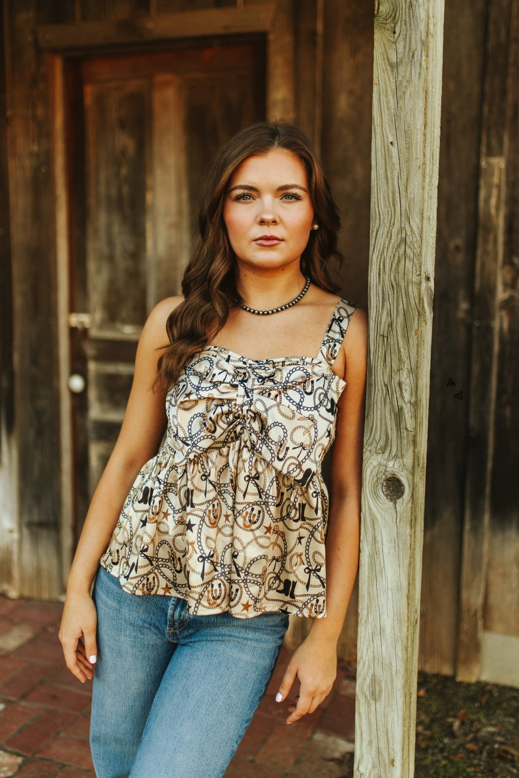 Western Rodeo Ribbon Tank - The Farmstead Workshop